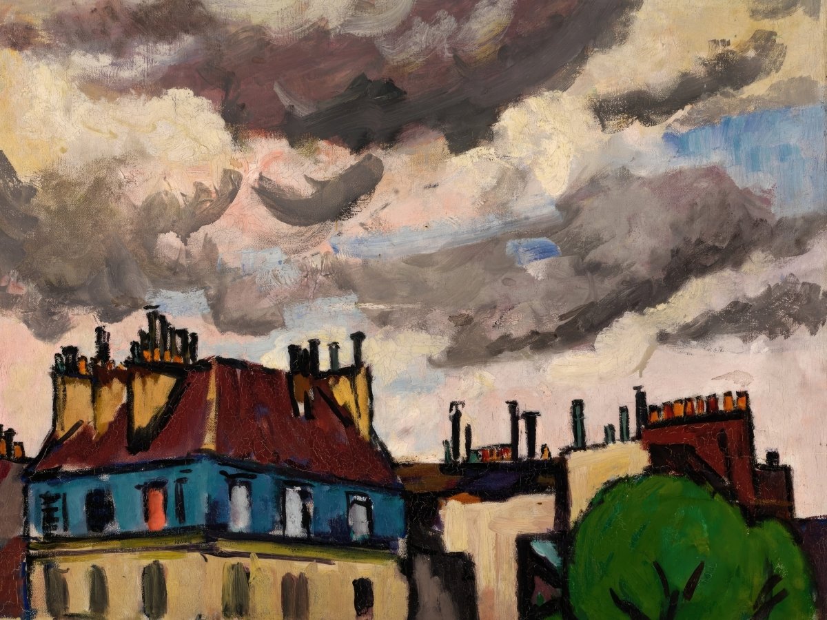 Rooftops and Clouds, Paris | Henry Lyman Saÿen | Ave Legato Art Prints