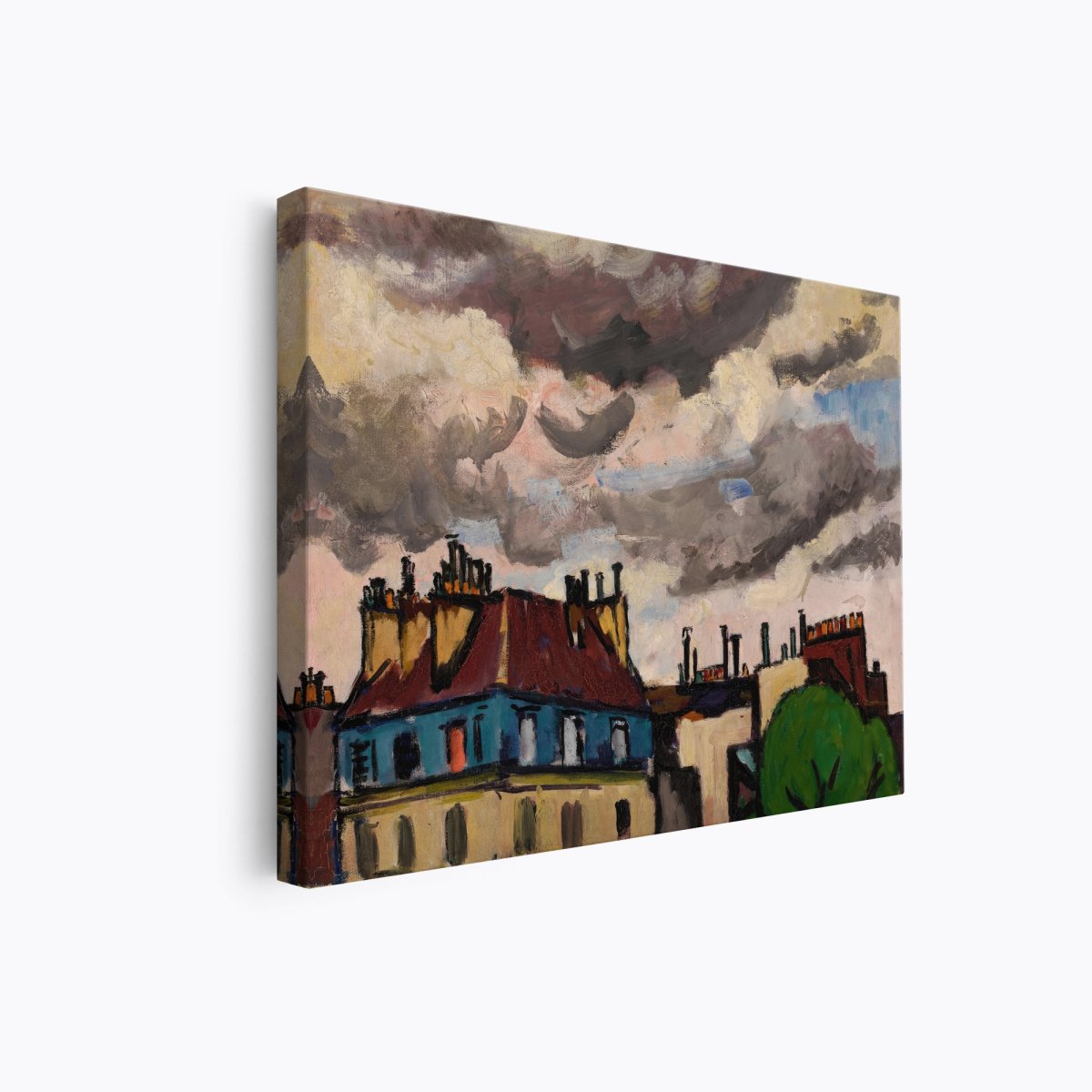 Rooftops and Clouds, Paris | Henry Lyman Saÿen | Ave Legato Art Prints