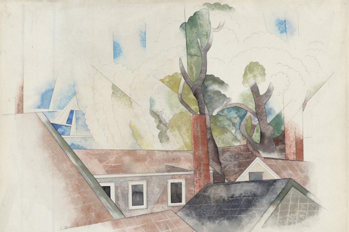 Rooftops and Trees | Charles Demuth | Ave Legato Art Prints