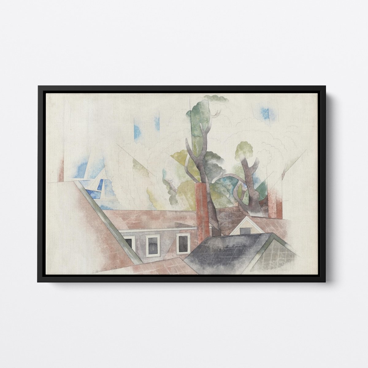 Rooftops and Trees | Charles Demuth | Ave Legato Art Prints