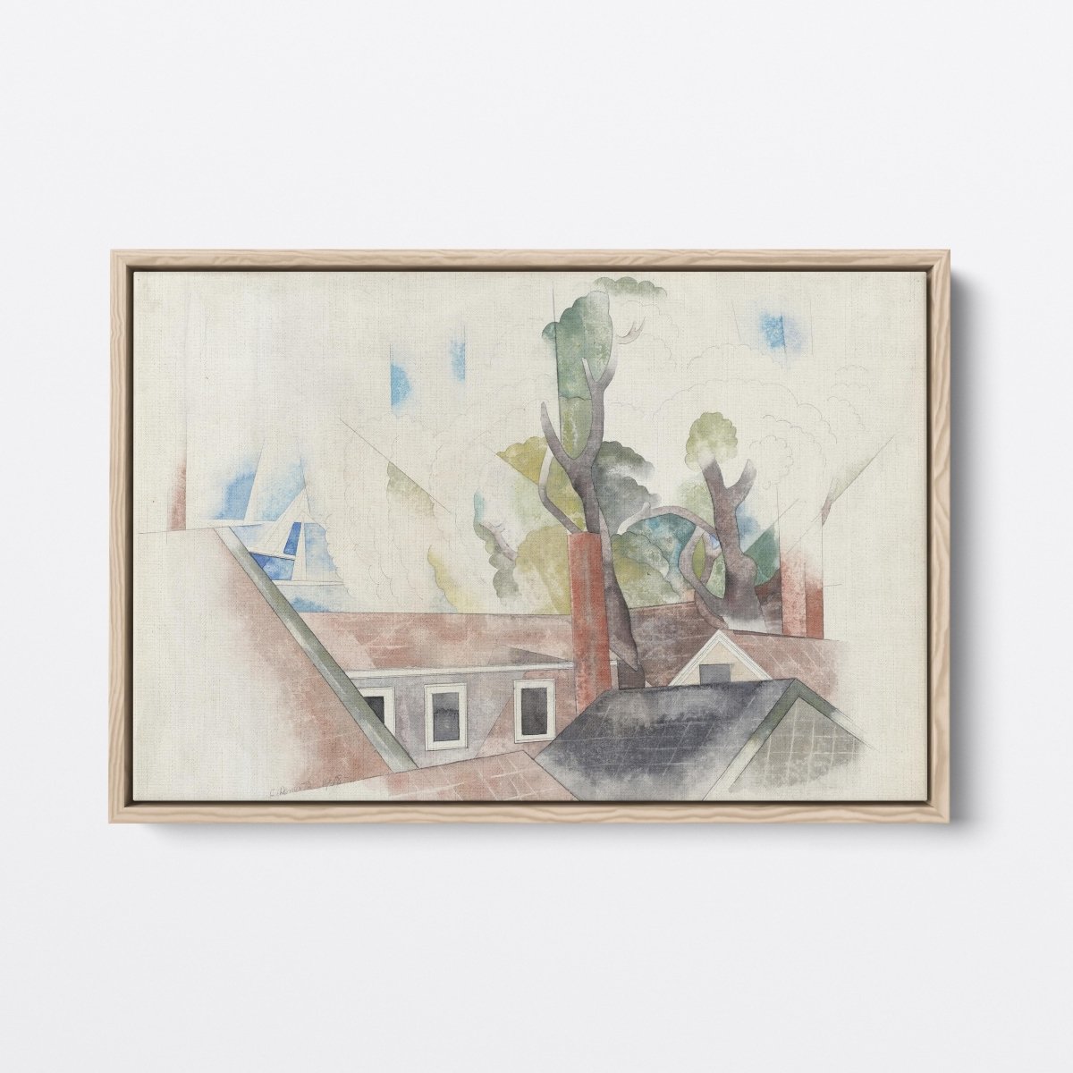 Rooftops and Trees | Charles Demuth | Ave Legato Art Prints