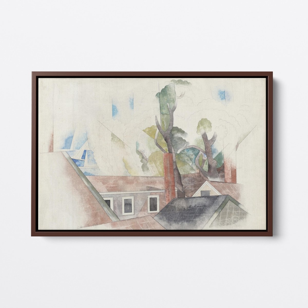 Rooftops and Trees | Charles Demuth | Ave Legato Art Prints