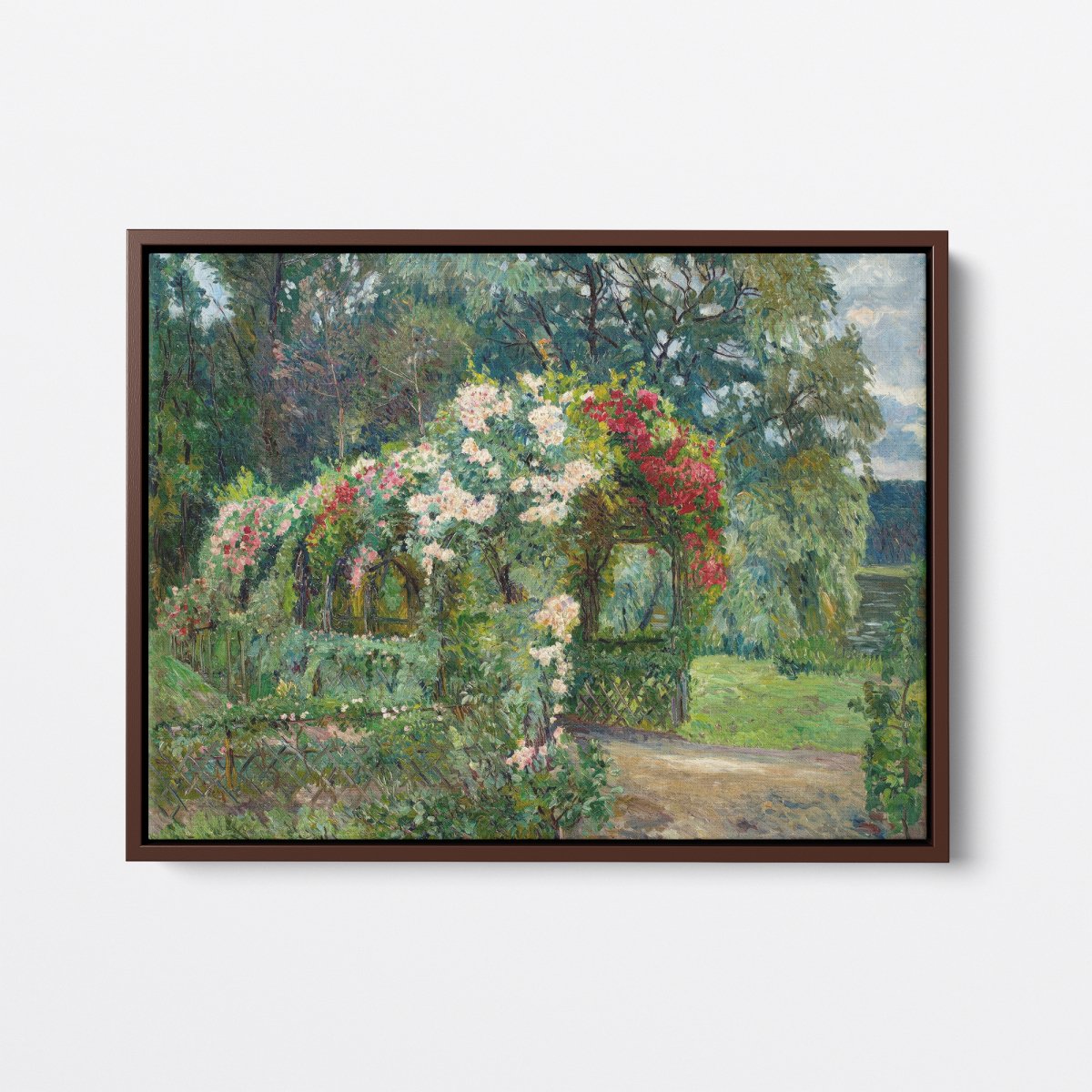 Rose Arbor in Richter's Garden | Philipp Franck | Ave Legato Art Prints