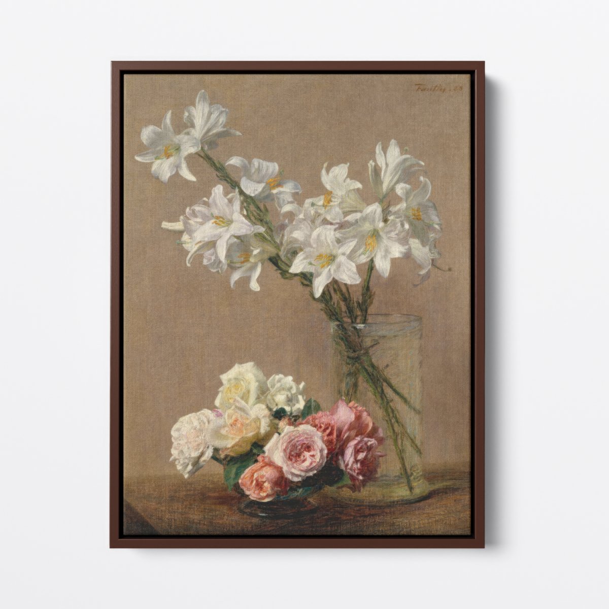 Roses and Lilies | Henri Fantin - Latour | Ave Legato Art Prints