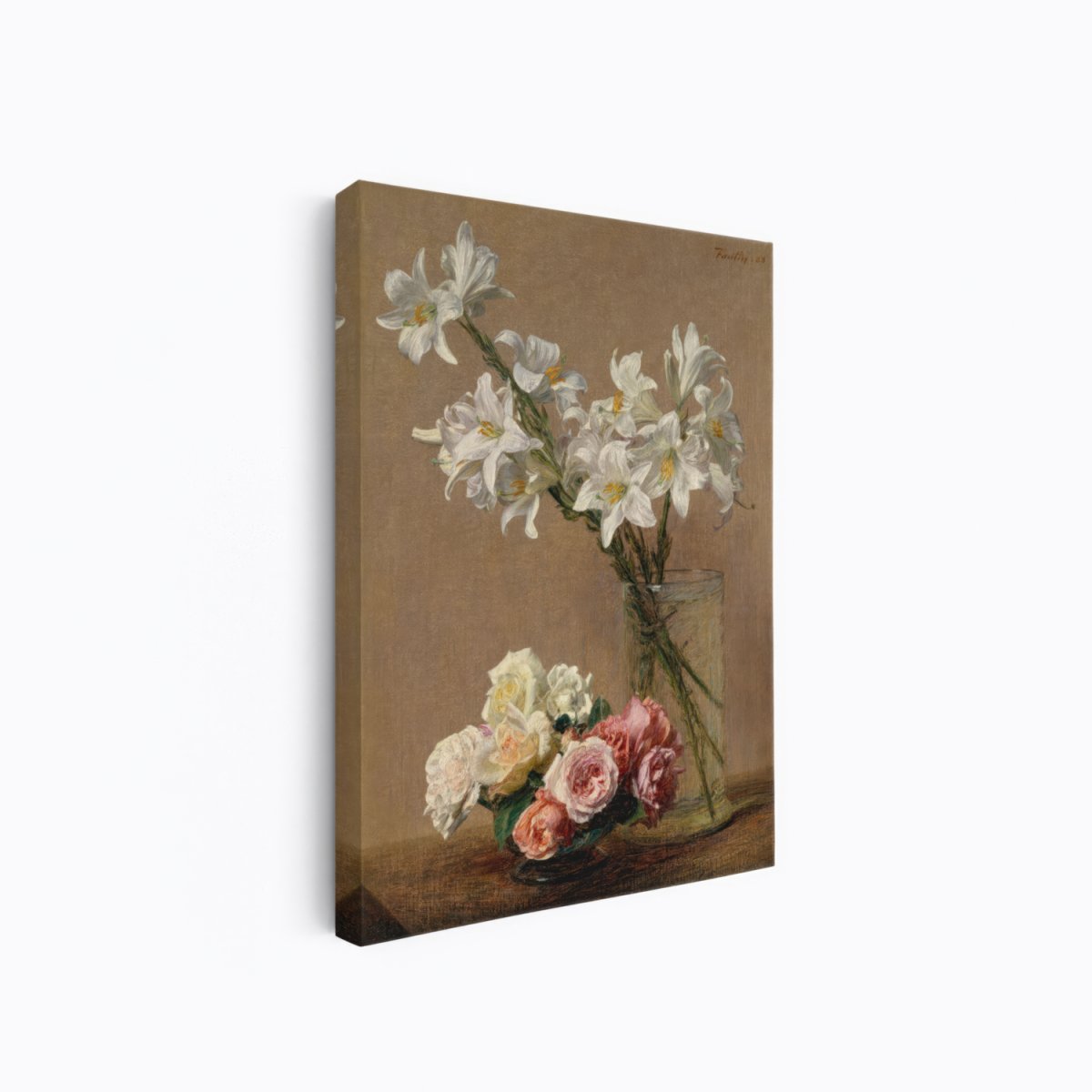 Roses and Lilies | Henri Fantin - Latour | Ave Legato Art Prints