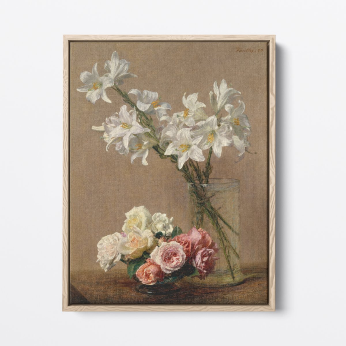 Roses and Lilies | Henri Fantin - Latour | Ave Legato Art Prints