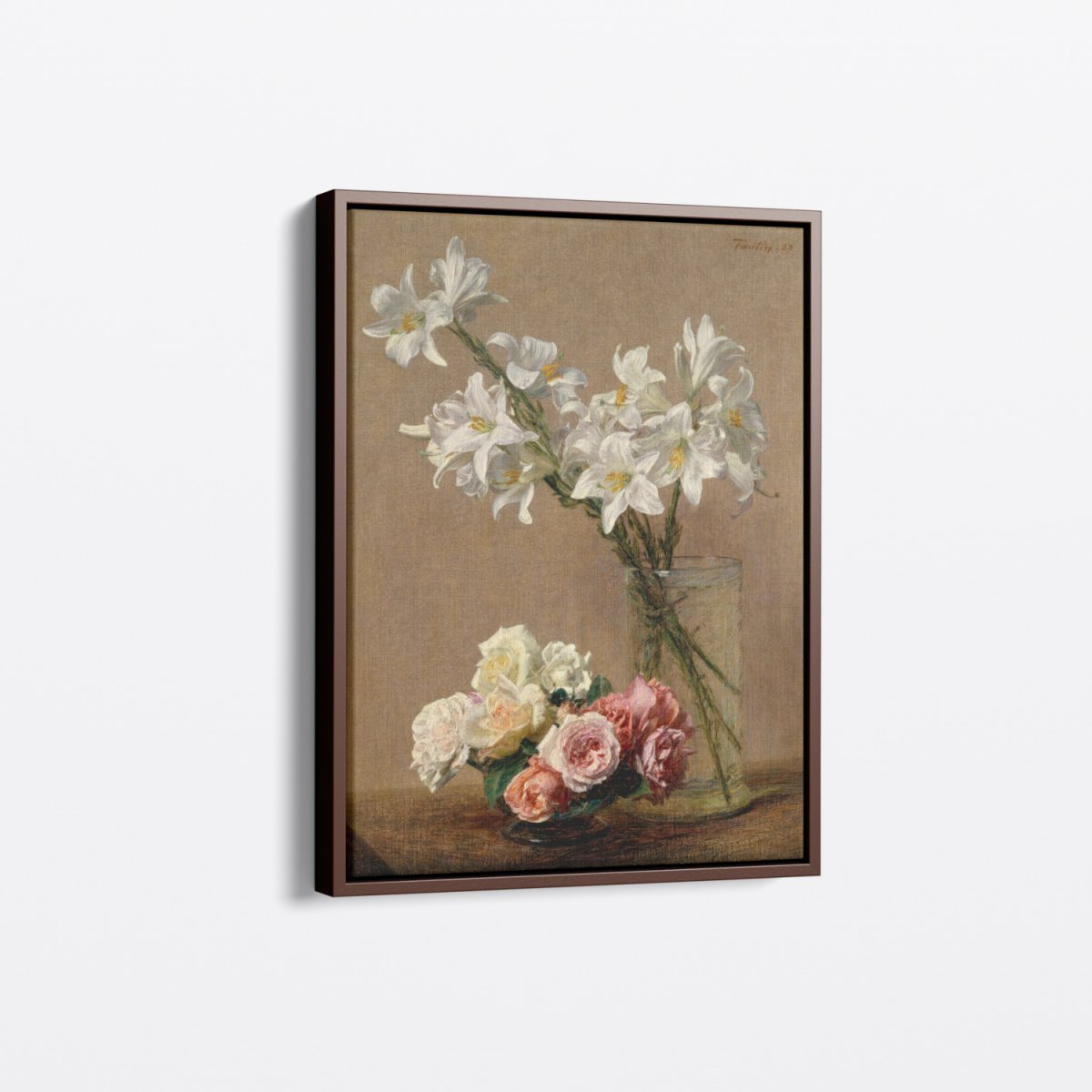 Roses and Lilies | Henri Fantin - Latour | Ave Legato Art Prints