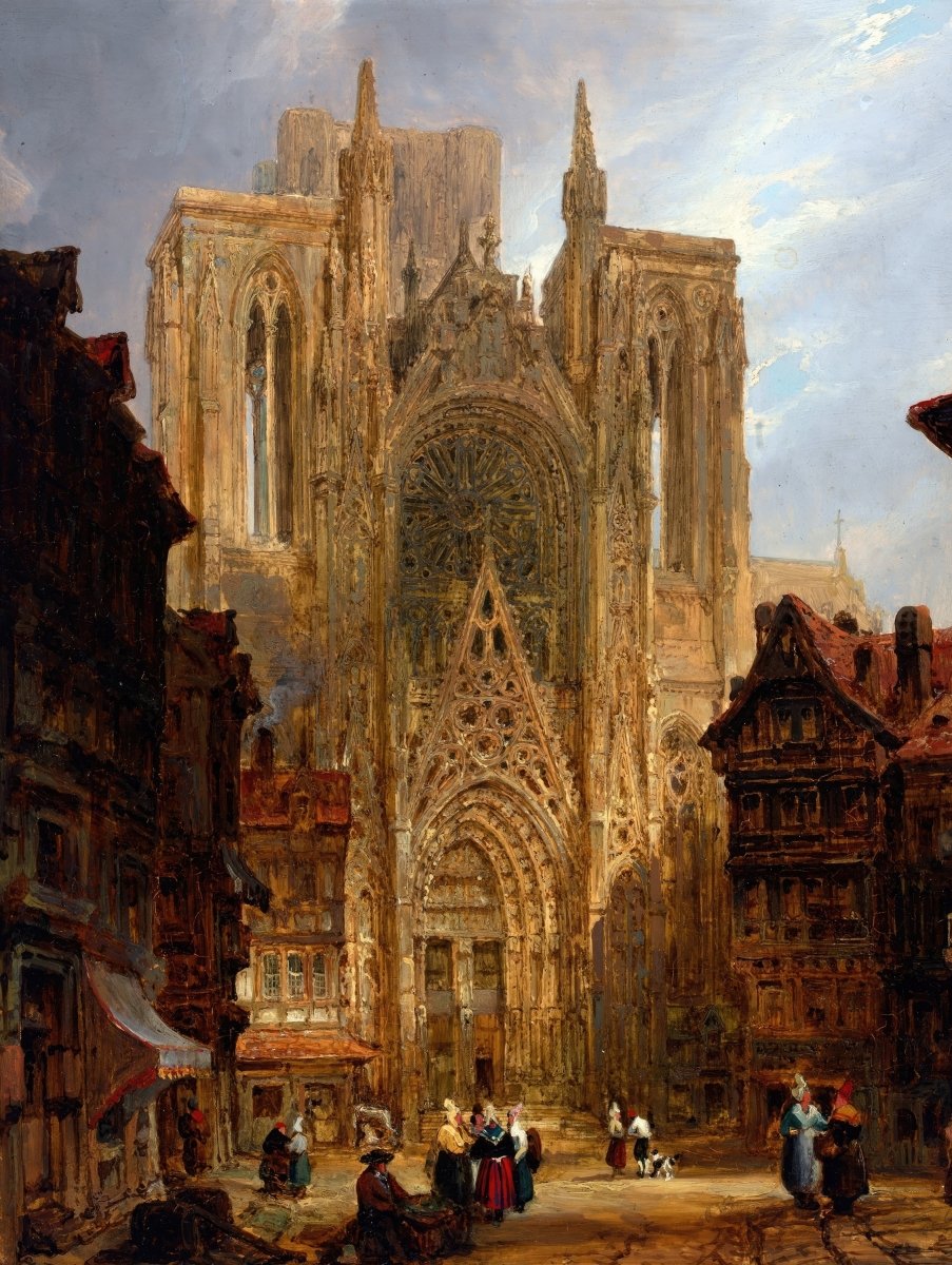 Rouen Cathedral, France | David Roberts | Ave Legato Art Prints