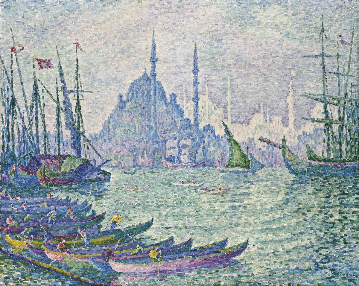 Rowers Aligned | Paul Signac | Ave Legato Art Prints