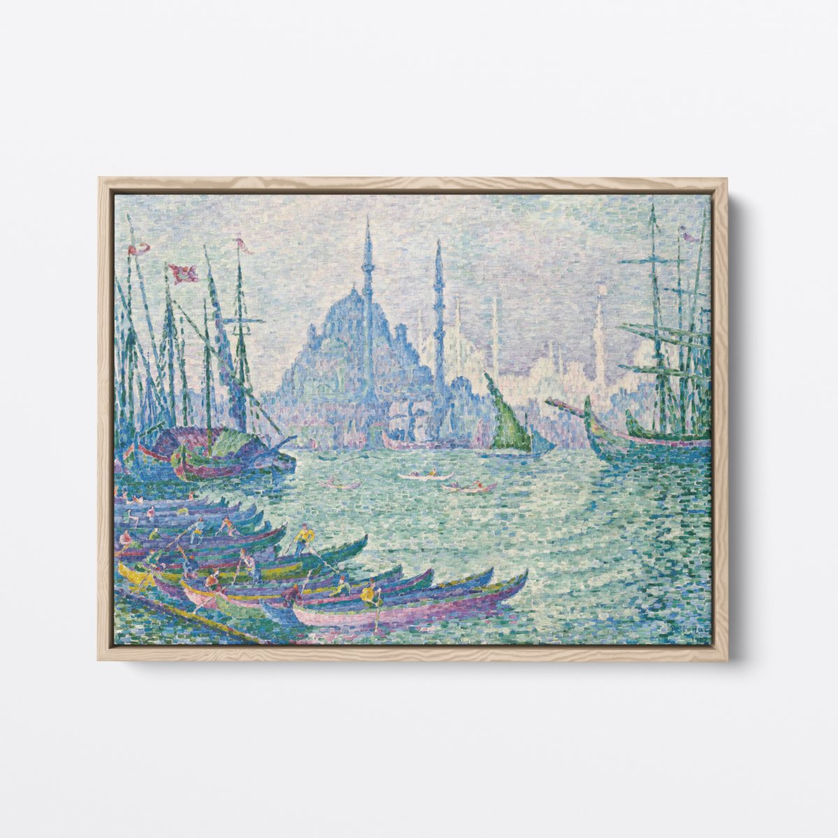 Rowers Aligned | Paul Signac | Ave Legato | Canvas Art Prints | Vintage Artwork