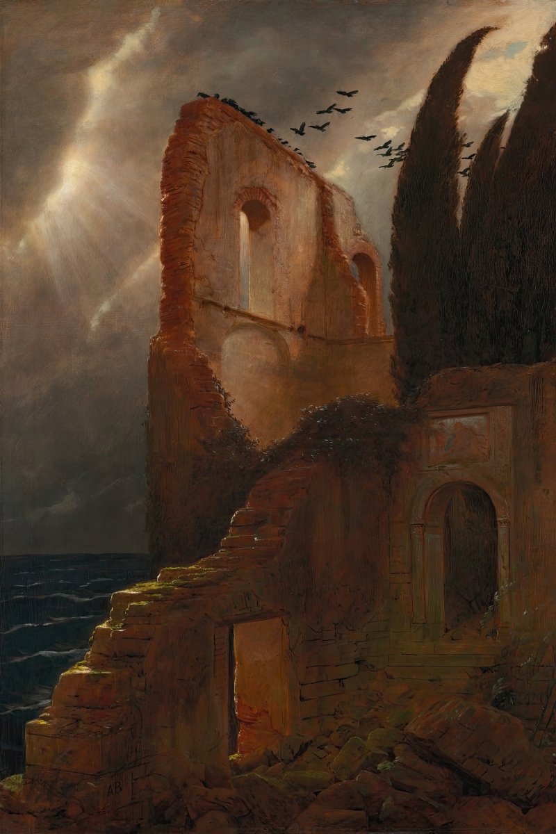 Ruin by the Sea | Arnold Böcklin | Ave Legato Art Prints