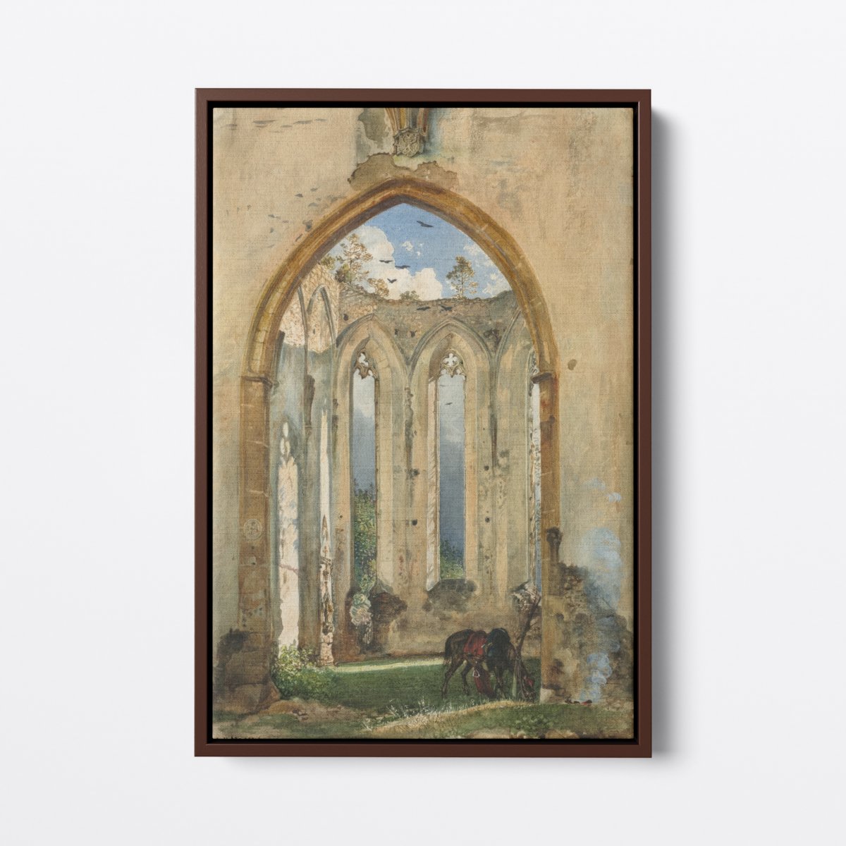 Ruin of a Church | Rudolf von Alt | Ave Legato Art Prints