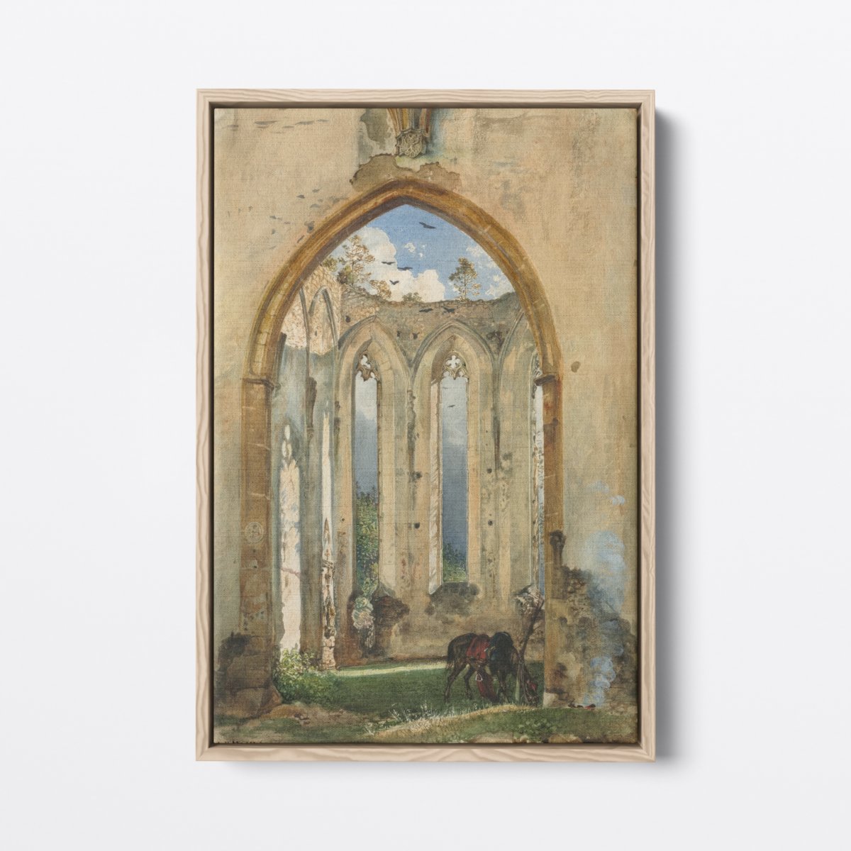 Ruin of a Church | Rudolf von Alt | Ave Legato Art Prints