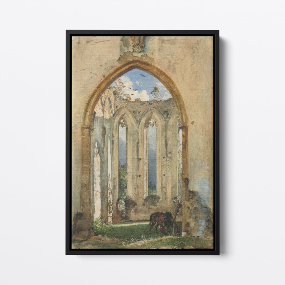 Ruin of a Church | Rudolf von Alt | Ave Legato Art Prints