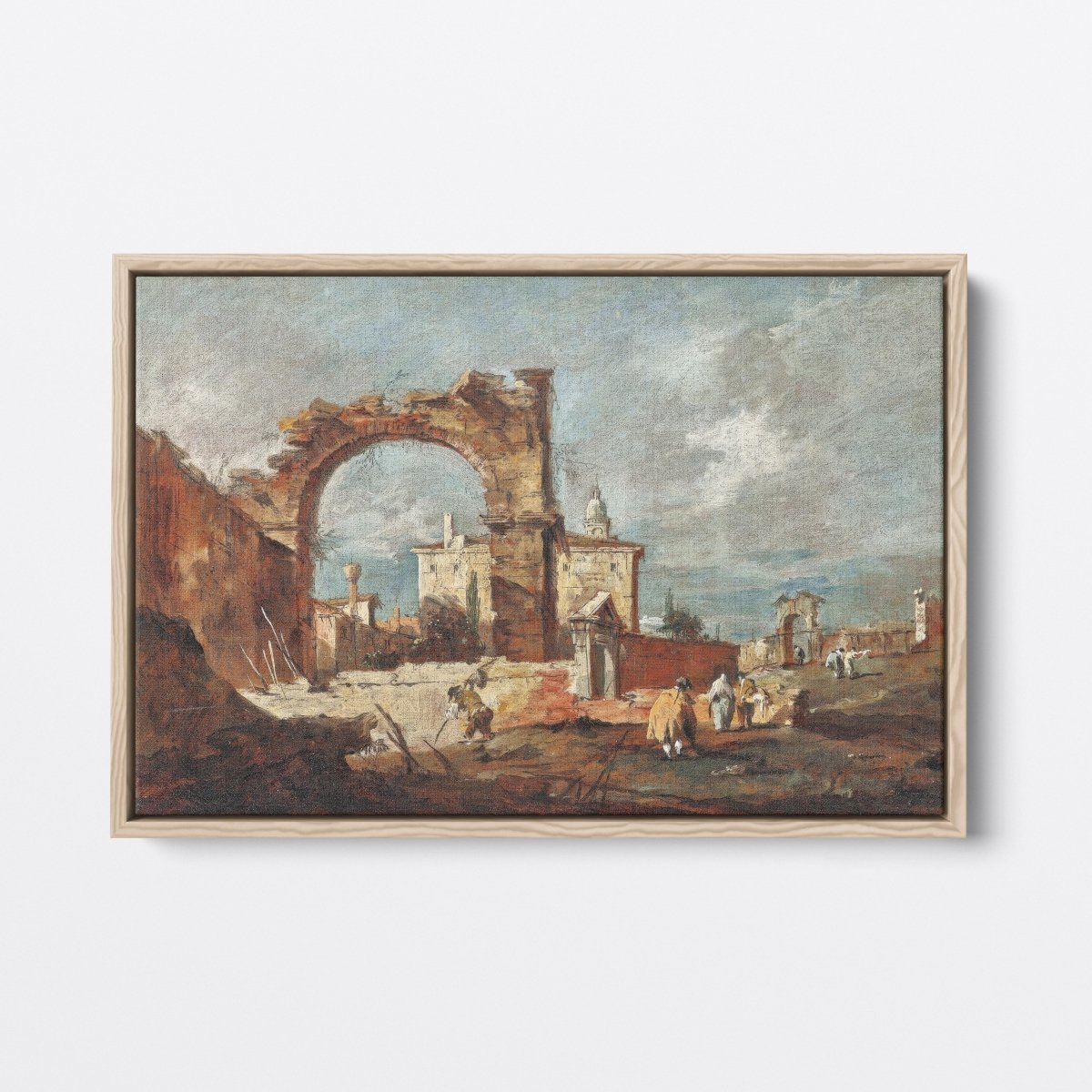 Ruined Arch and a Villa Beyond | Francesco Guardi | Ave Legato Art Prints