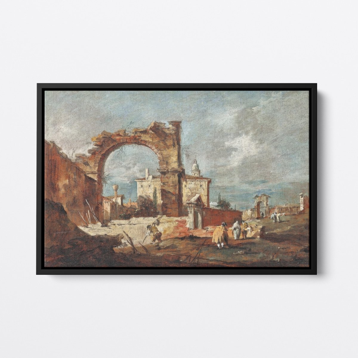 Ruined Arch and a Villa Beyond | Francesco Guardi | Ave Legato Art Prints