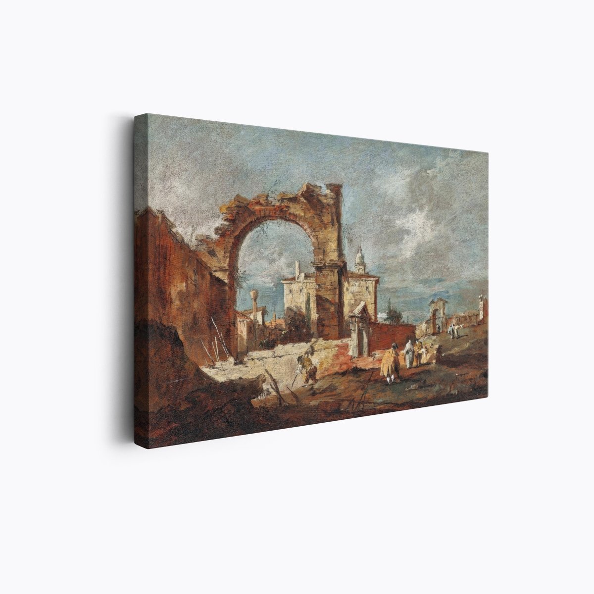 Ruined Arch and a Villa Beyond | Francesco Guardi | Ave Legato Art Prints