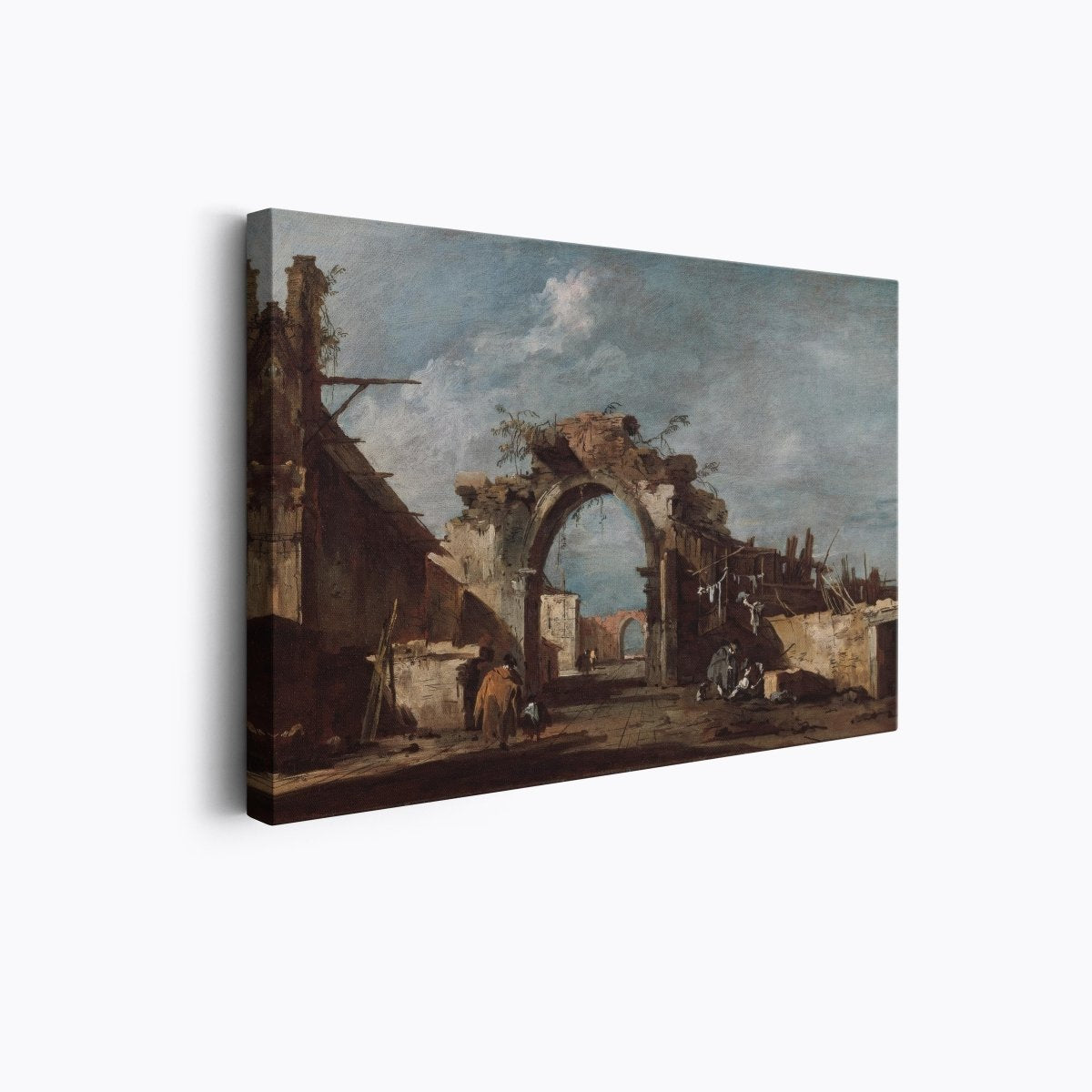 Ruined Archway Along Path | Ave Legato | Ave Legato Art Prints