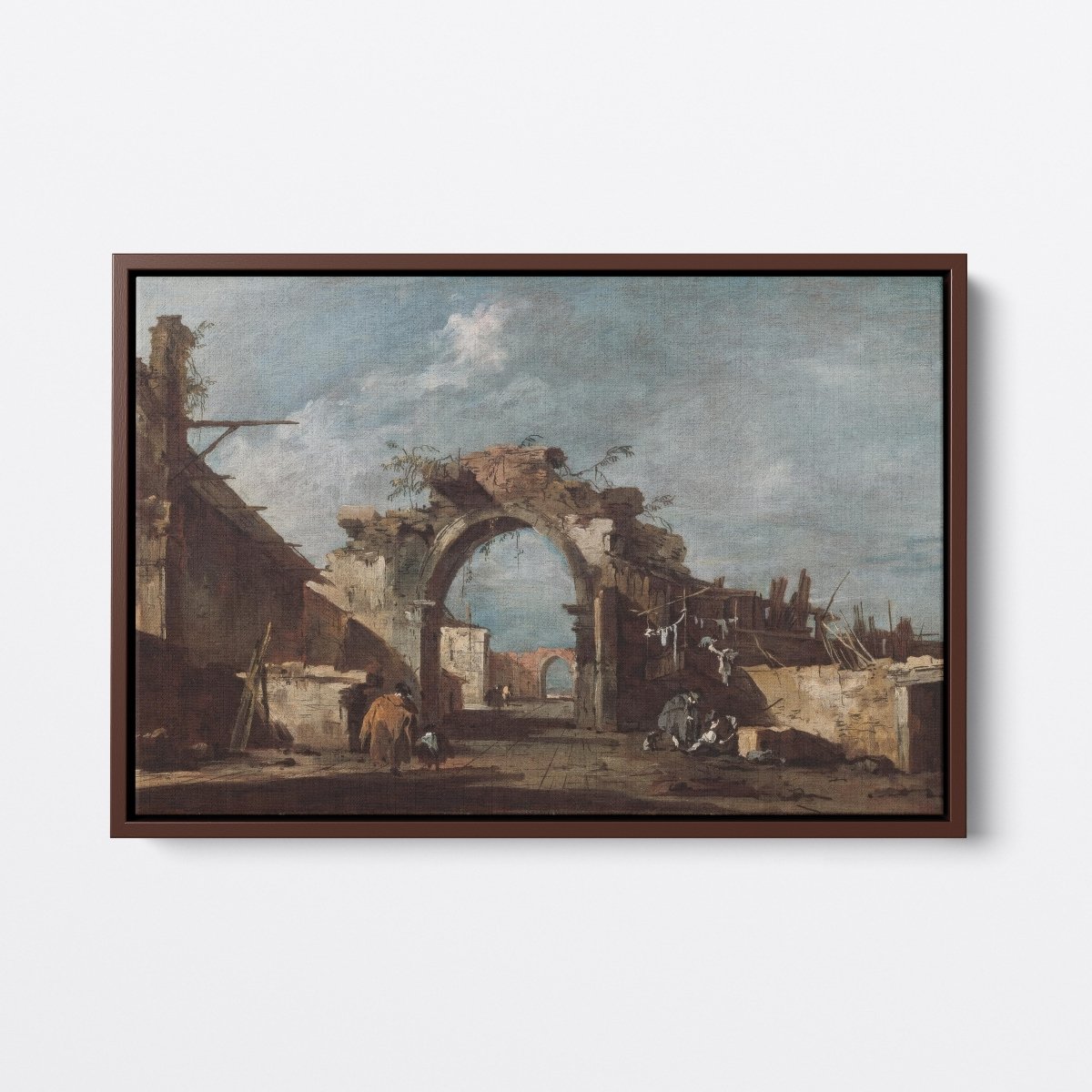 Ruined Archway Along Path | Ave Legato | Ave Legato Art Prints