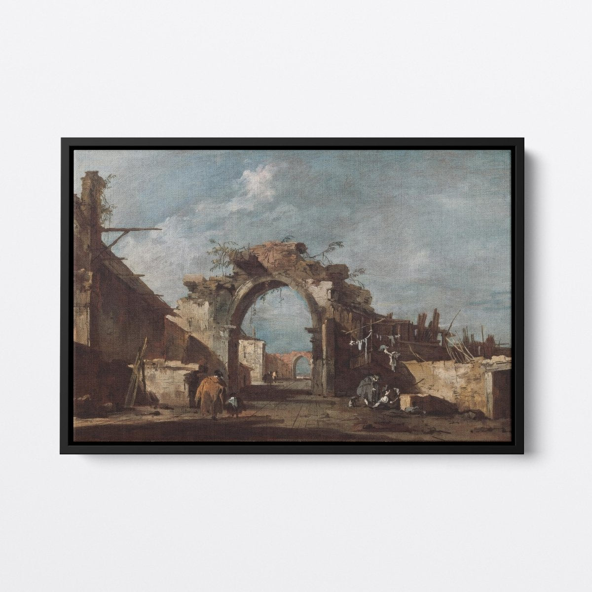 Ruined Archway Along Path | Ave Legato | Ave Legato Art Prints