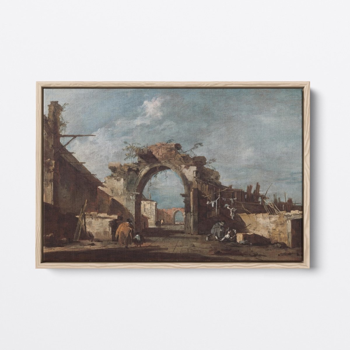 Ruined Archway Along Path | Ave Legato | Ave Legato Art Prints