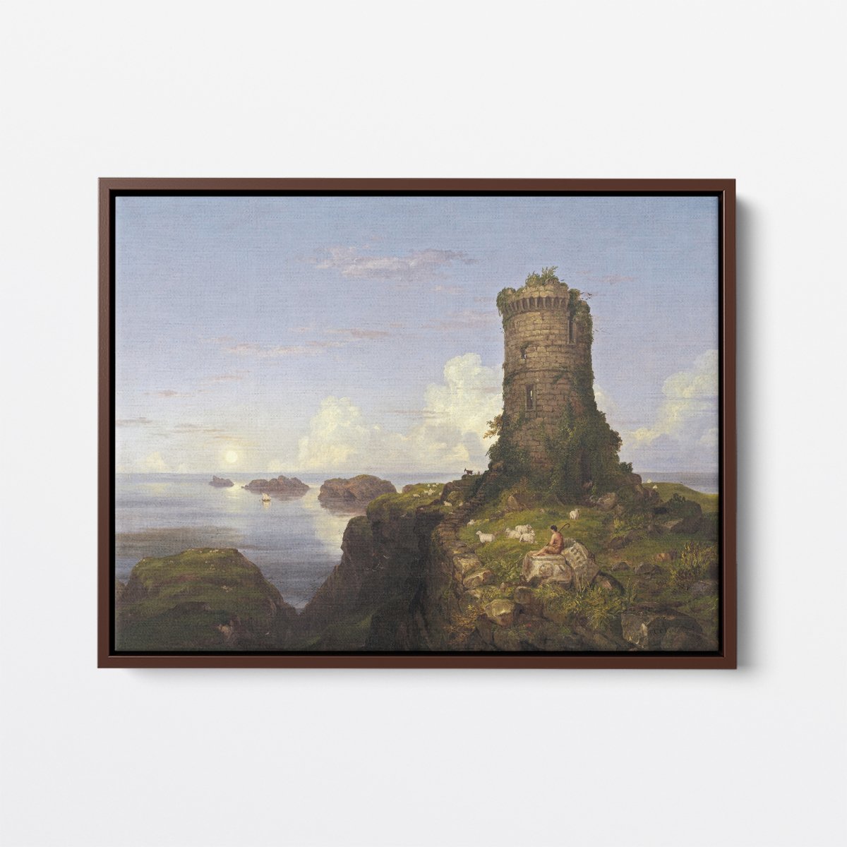 Ruined Tower | Thomas Cole | Ave Legato | Canvas Art Prints | Vintage Artwork