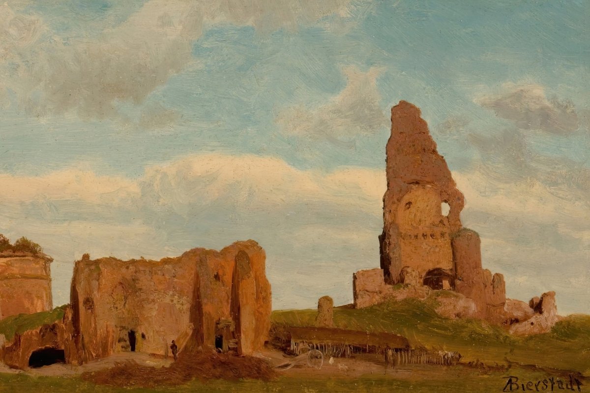 Ruins of Campagna of Rome | Albert Bierstadt | Ave Legato Art Prints