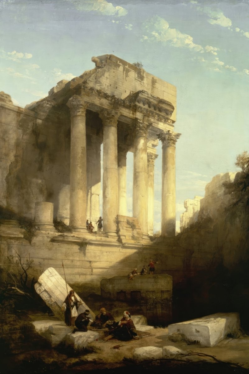 Ruins of the Temple of Bacchus | David Roberts | Ave Legato Art Prints