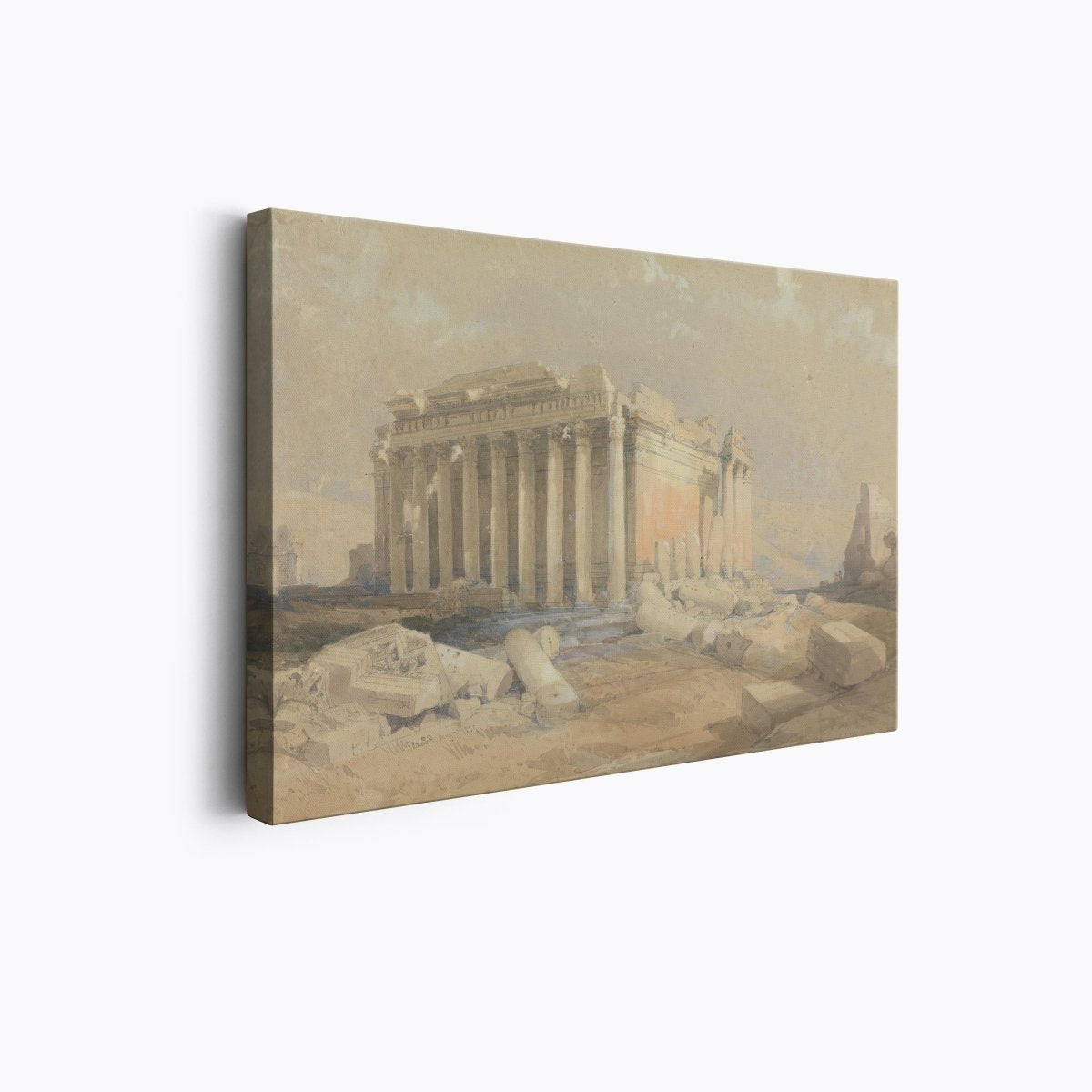 Ruins of the Temple of Bacchus | David Roberts | Ave Legato Art Prints