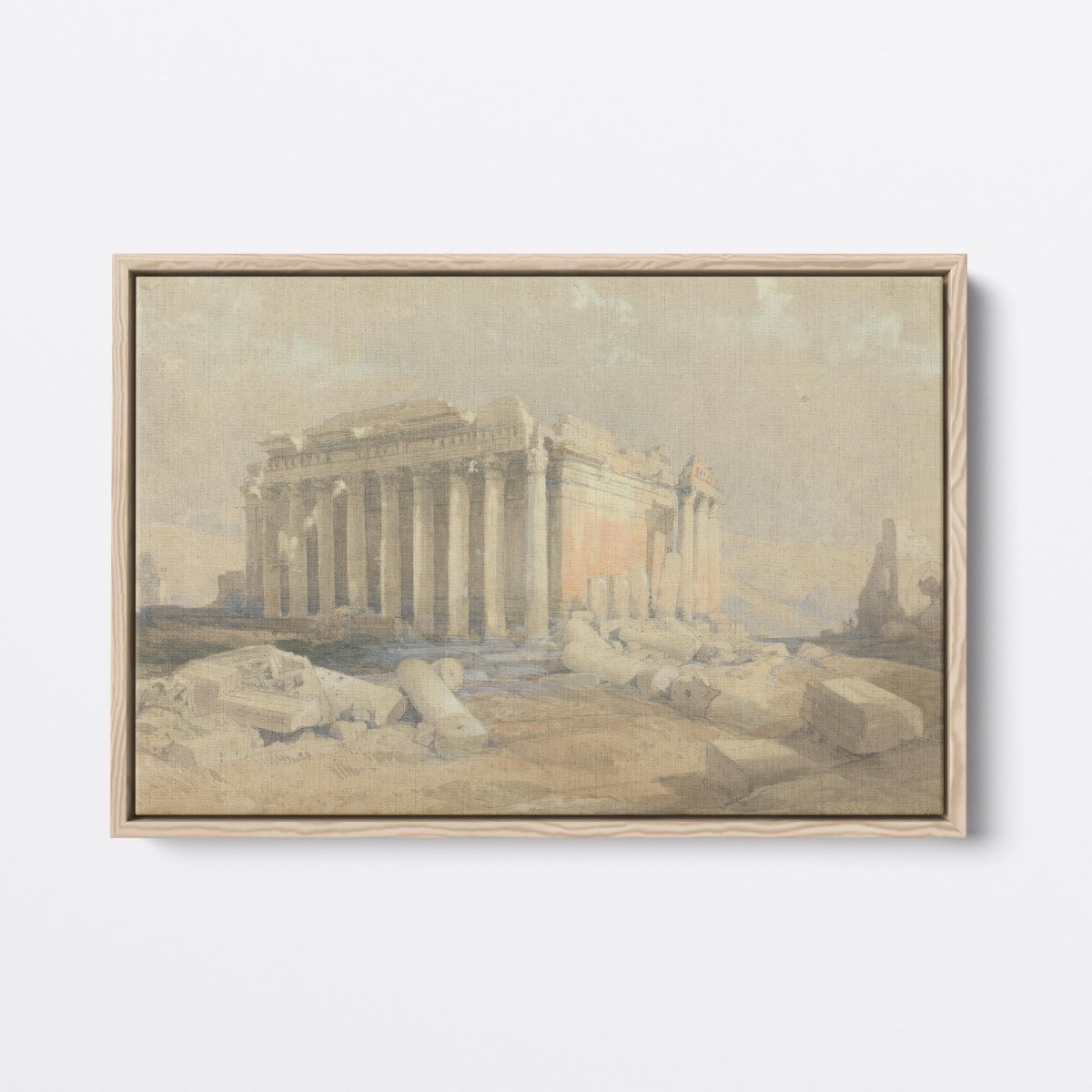 Ruins of the Temple of Bacchus | David Roberts | Ave Legato Art Prints