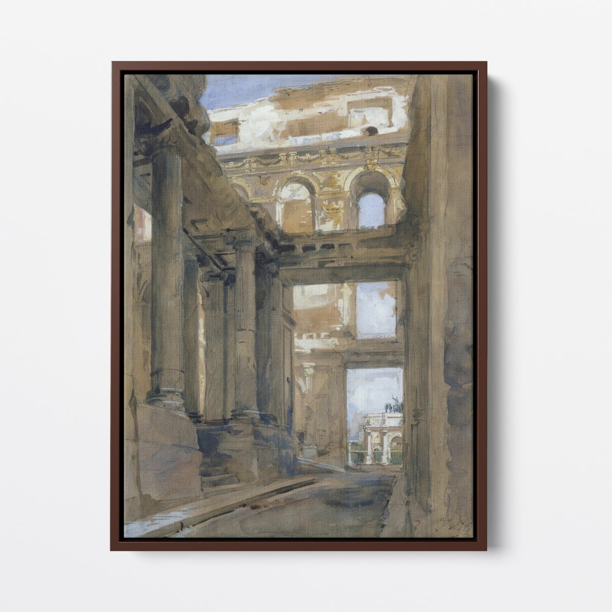 Ruins of the Tuileries Palace | Isidore Pils | Ave Legato Art Prints