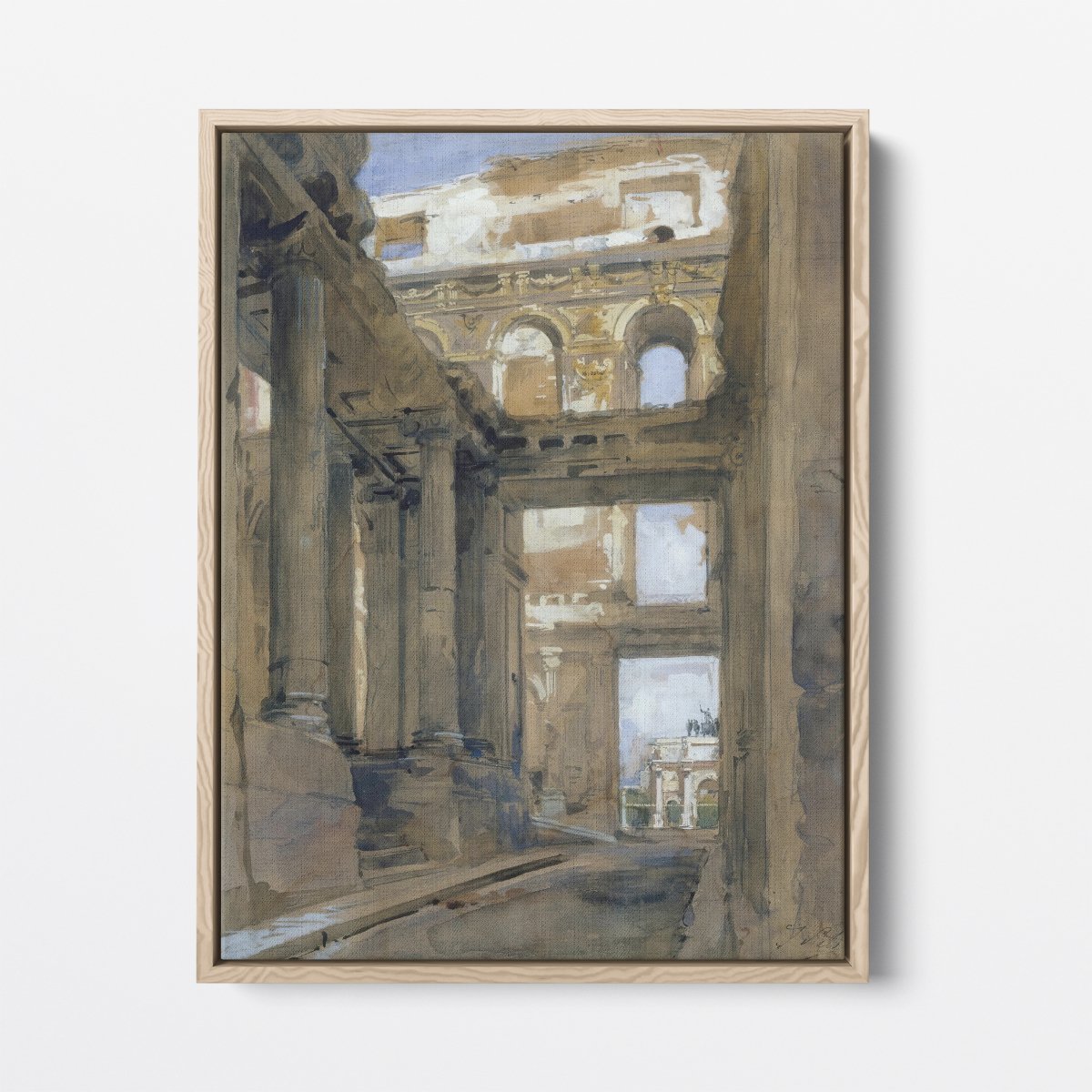 Ruins of the Tuileries Palace | Isidore Pils | Ave Legato Art Prints