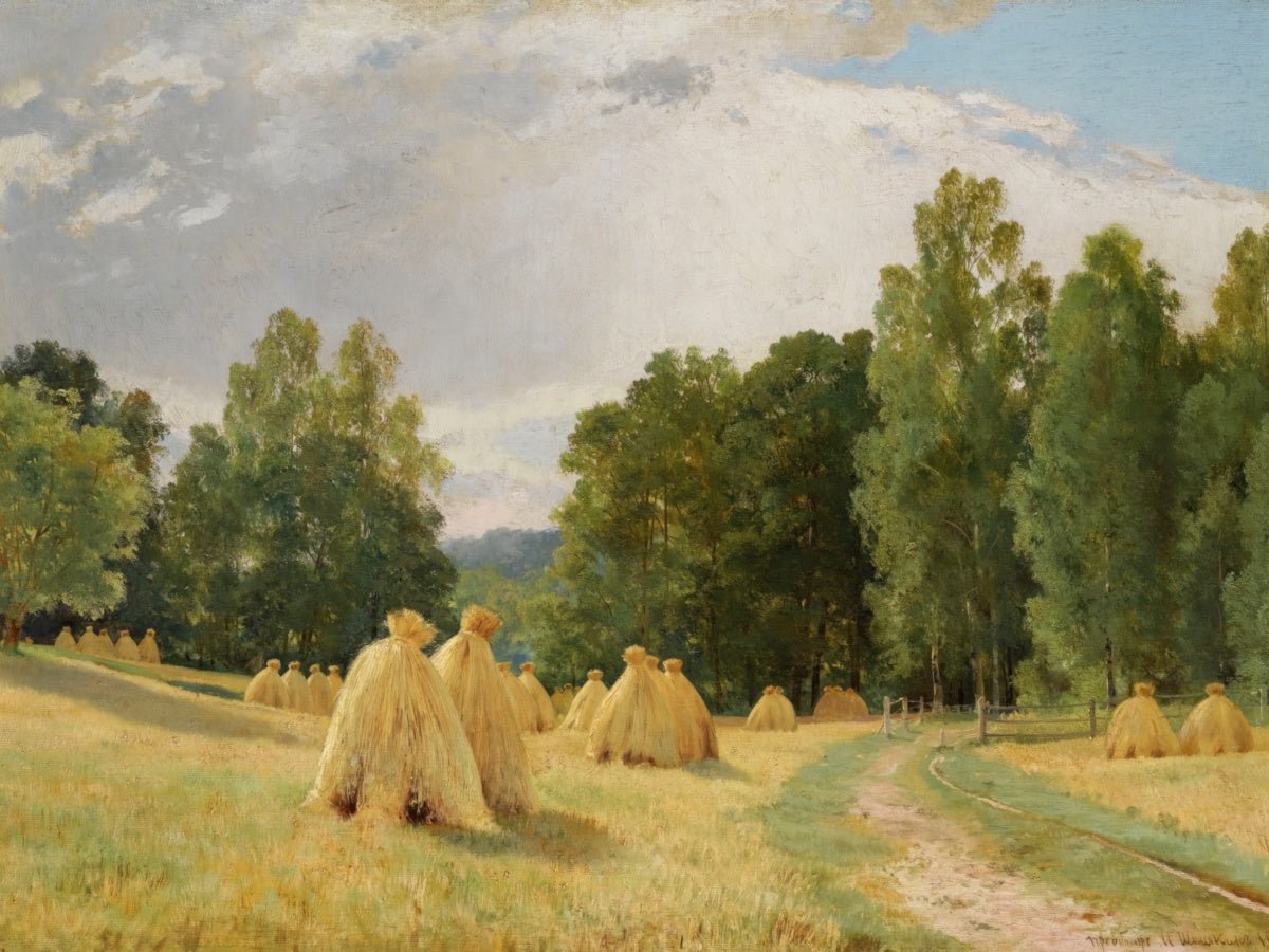 Rural Haystacks | Ivan Shishkin | Ave Legato Art Prints