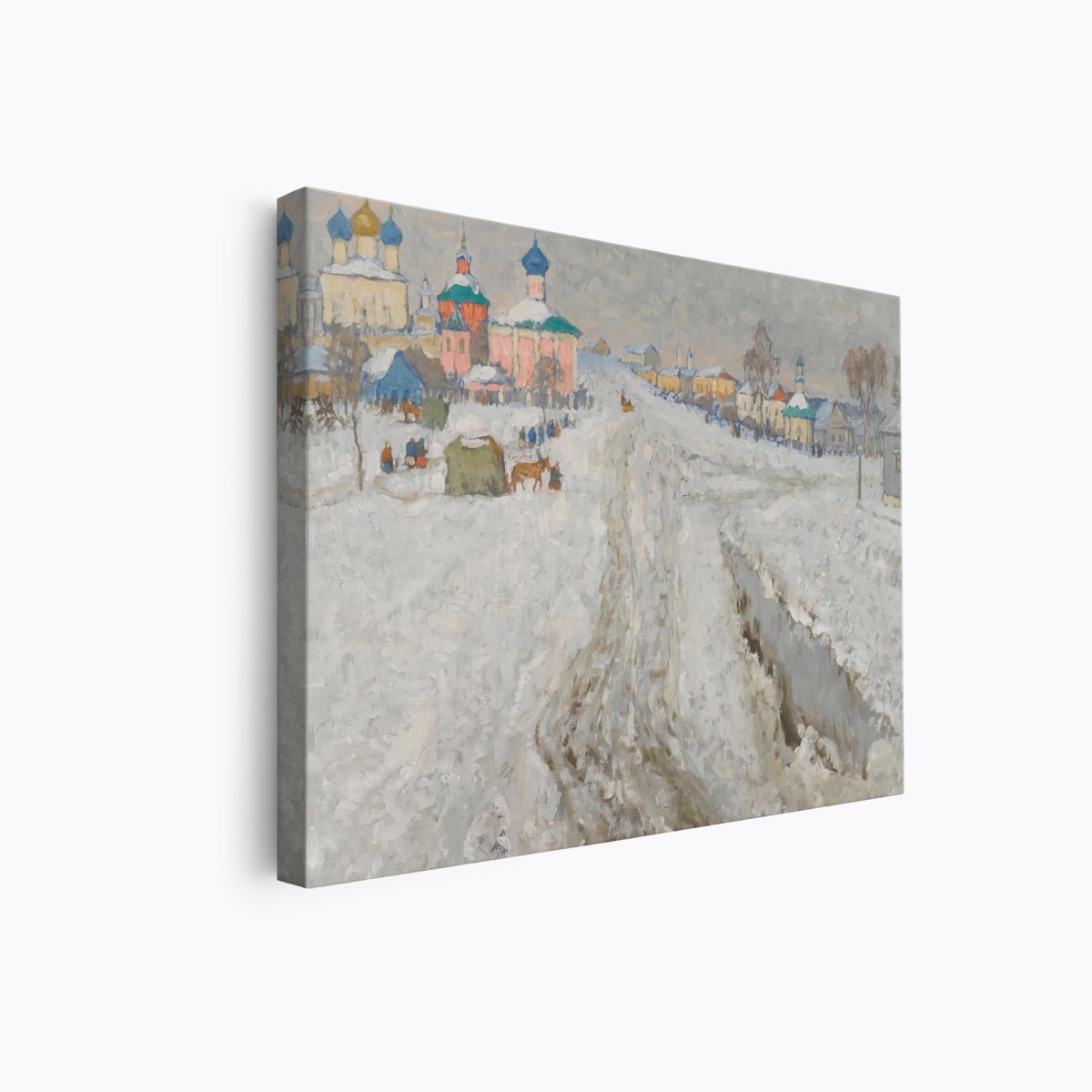 Russian Town Under The Snow | Konstantin Gorbatov | Ave Legato Art Prints