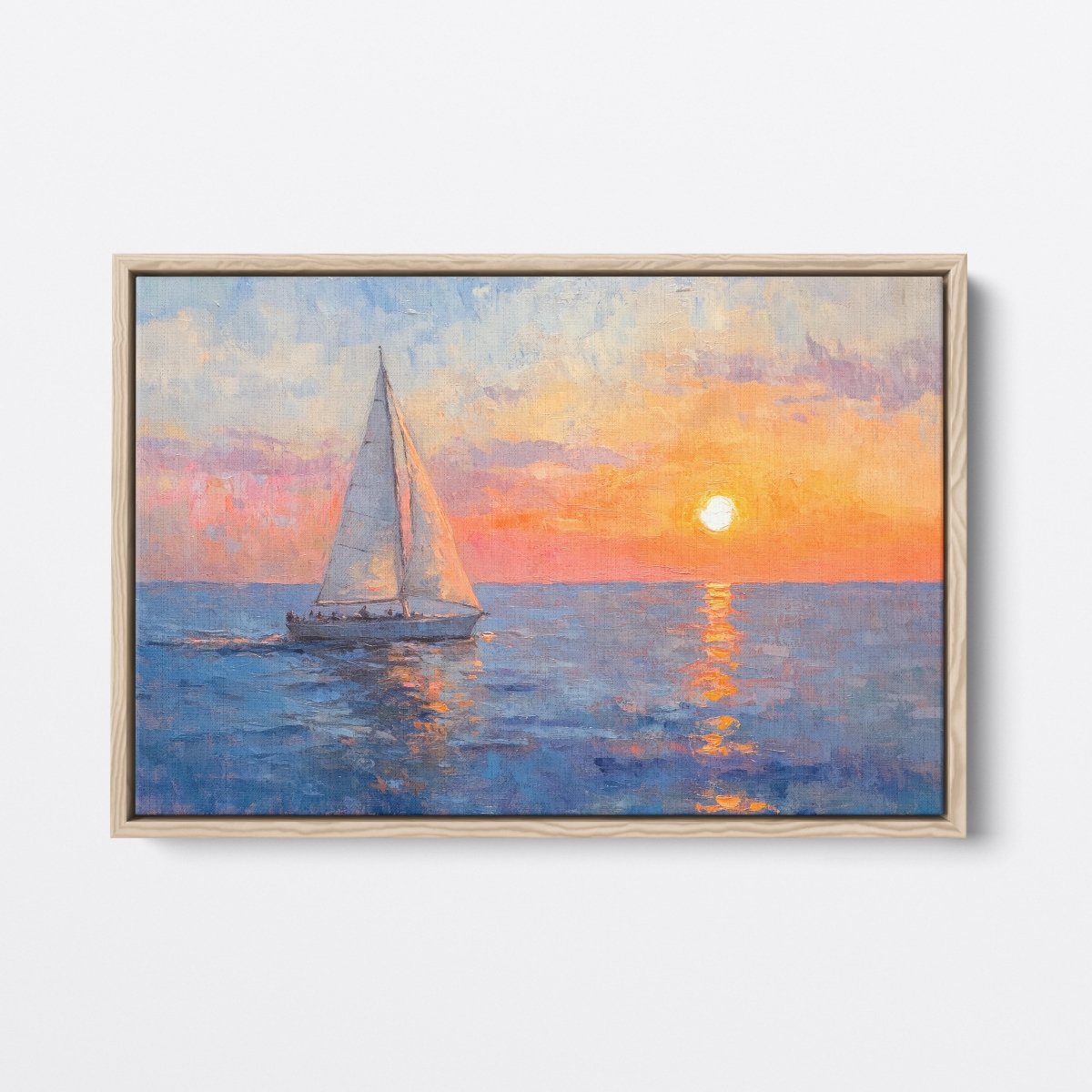 Sailboat at Sunset | Ave Legato | Ave Legato Art Prints