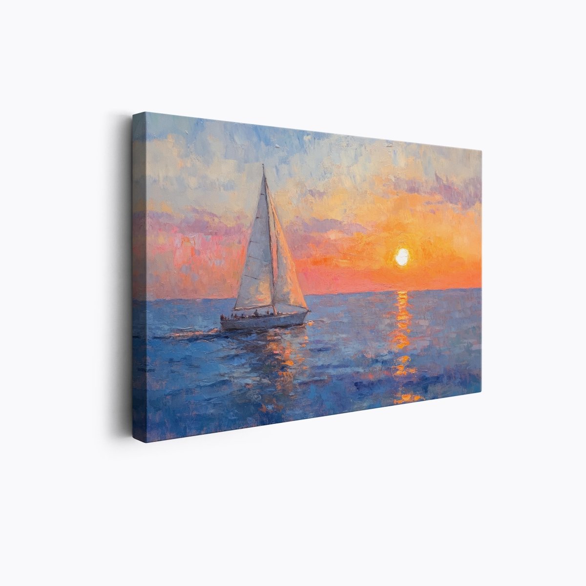 Sailboat at Sunset | Ave Legato | Ave Legato Art Prints