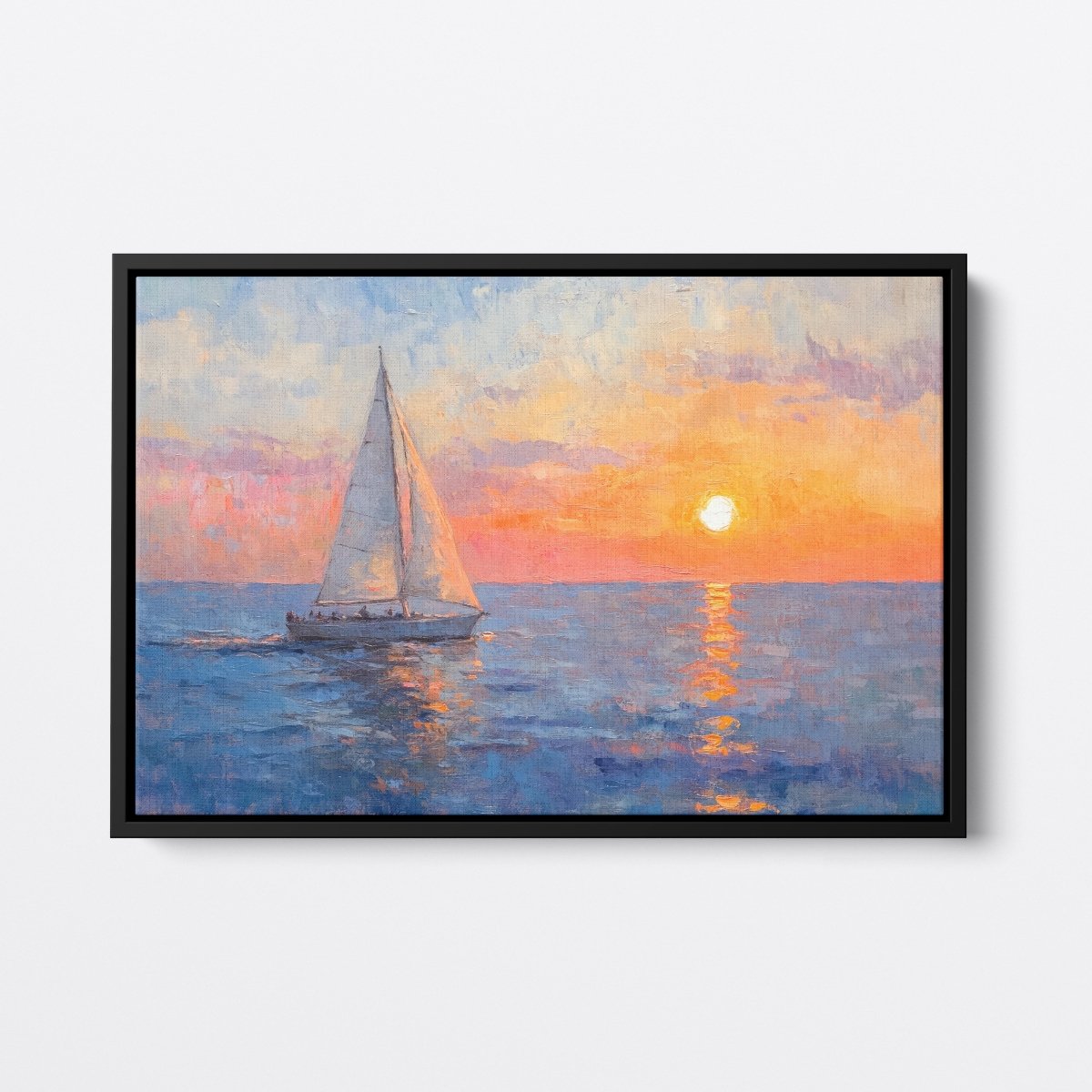 Sailboat at Sunset | Ave Legato | Ave Legato Art Prints