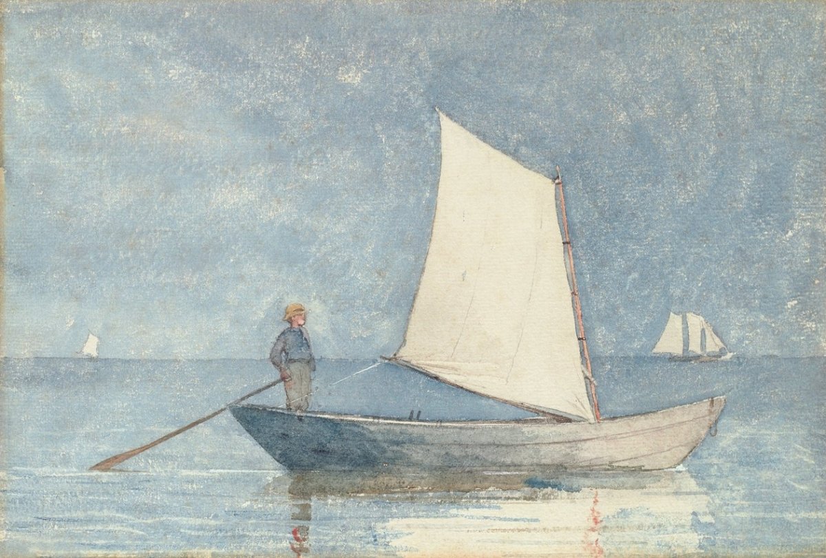 Sailing A Dory | Winslow Homer | Ave Legato Art Prints