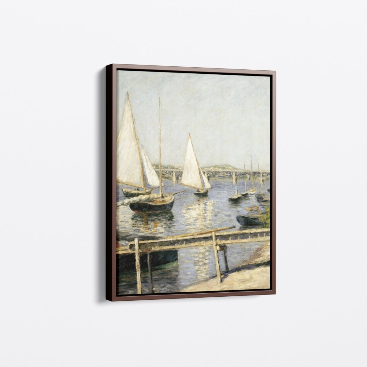 Sailing Boats at Argenteuil | Gustave Caillebotte | Ave Legato Art Prints