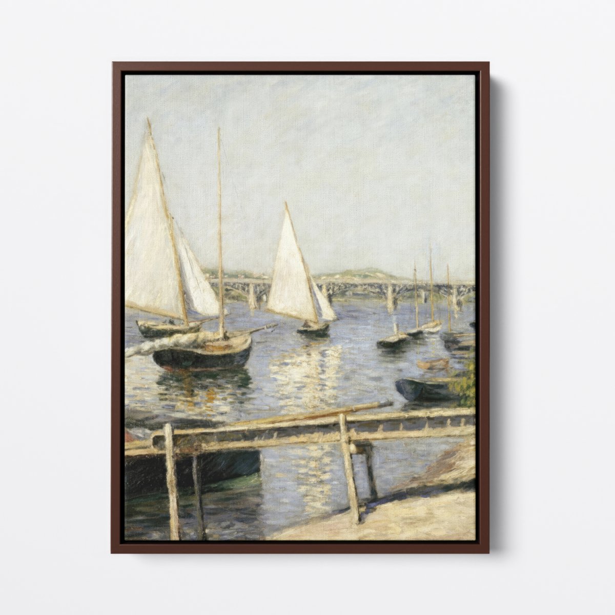 Sailing Boats at Argenteuil | Gustave Caillebotte | Ave Legato Art Prints