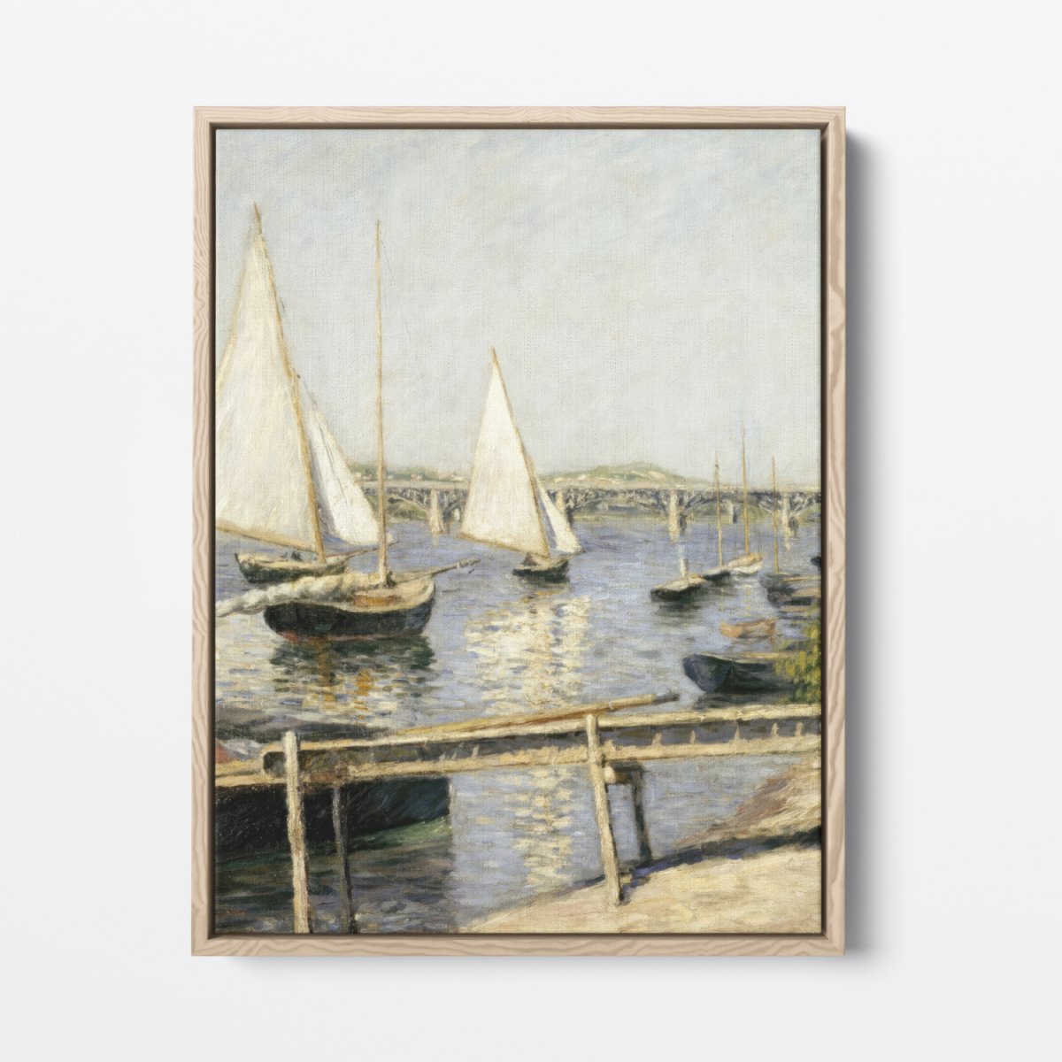 Sailing Boats at Argenteuil | Gustave Caillebotte | Ave Legato Art Prints