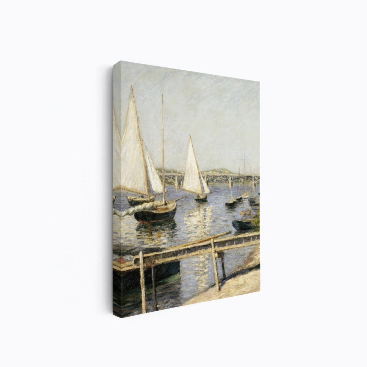 Sailing Boats at Argenteuil | Gustave Caillebotte | Ave Legato Art Prints