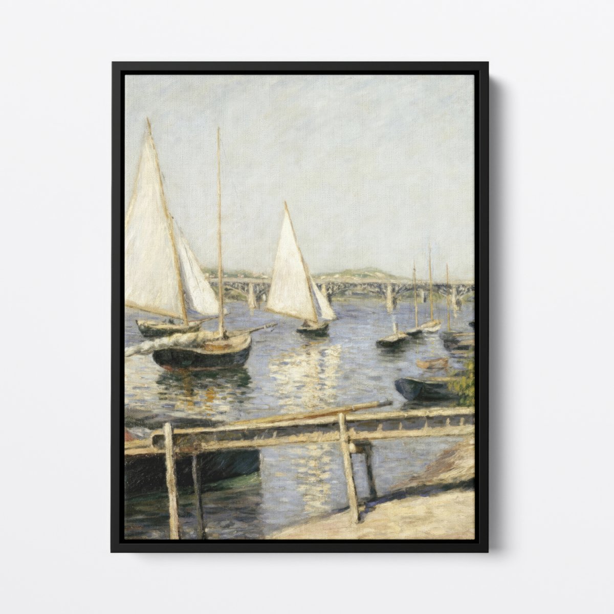 Sailing Boats at Argenteuil | Gustave Caillebotte | Ave Legato Art Prints