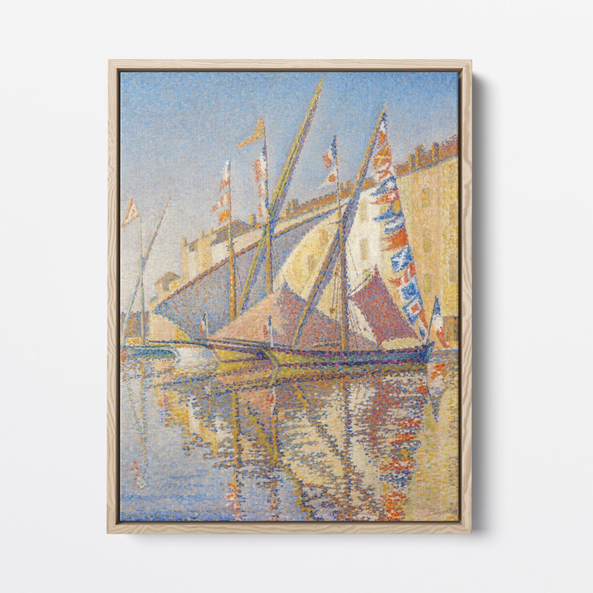 Sailing Boats in St Tropez Harbour | Paul Signac | Ave Legato Art Prints