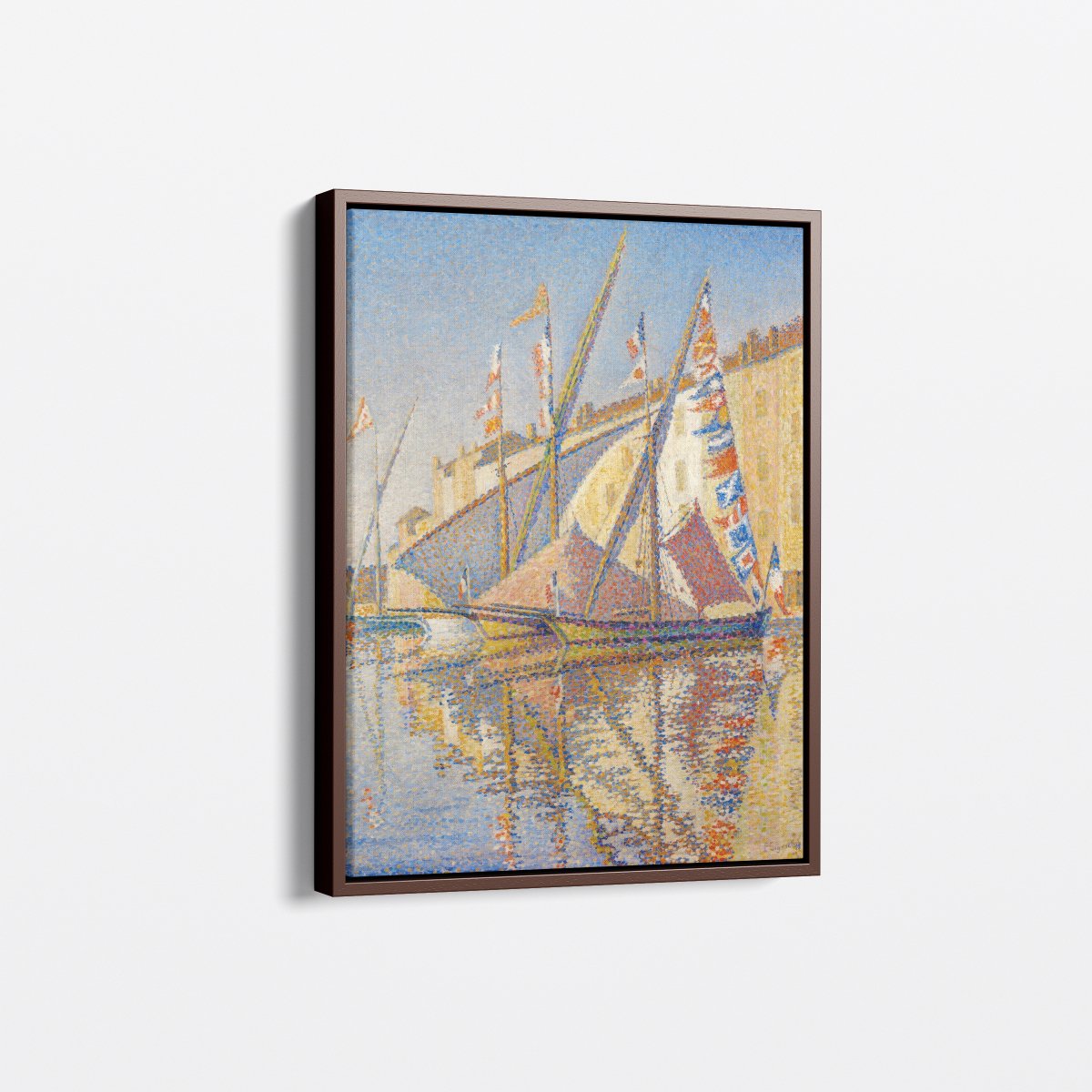 Sailing Boats in St Tropez Harbour | Paul Signac | Ave Legato Art Prints