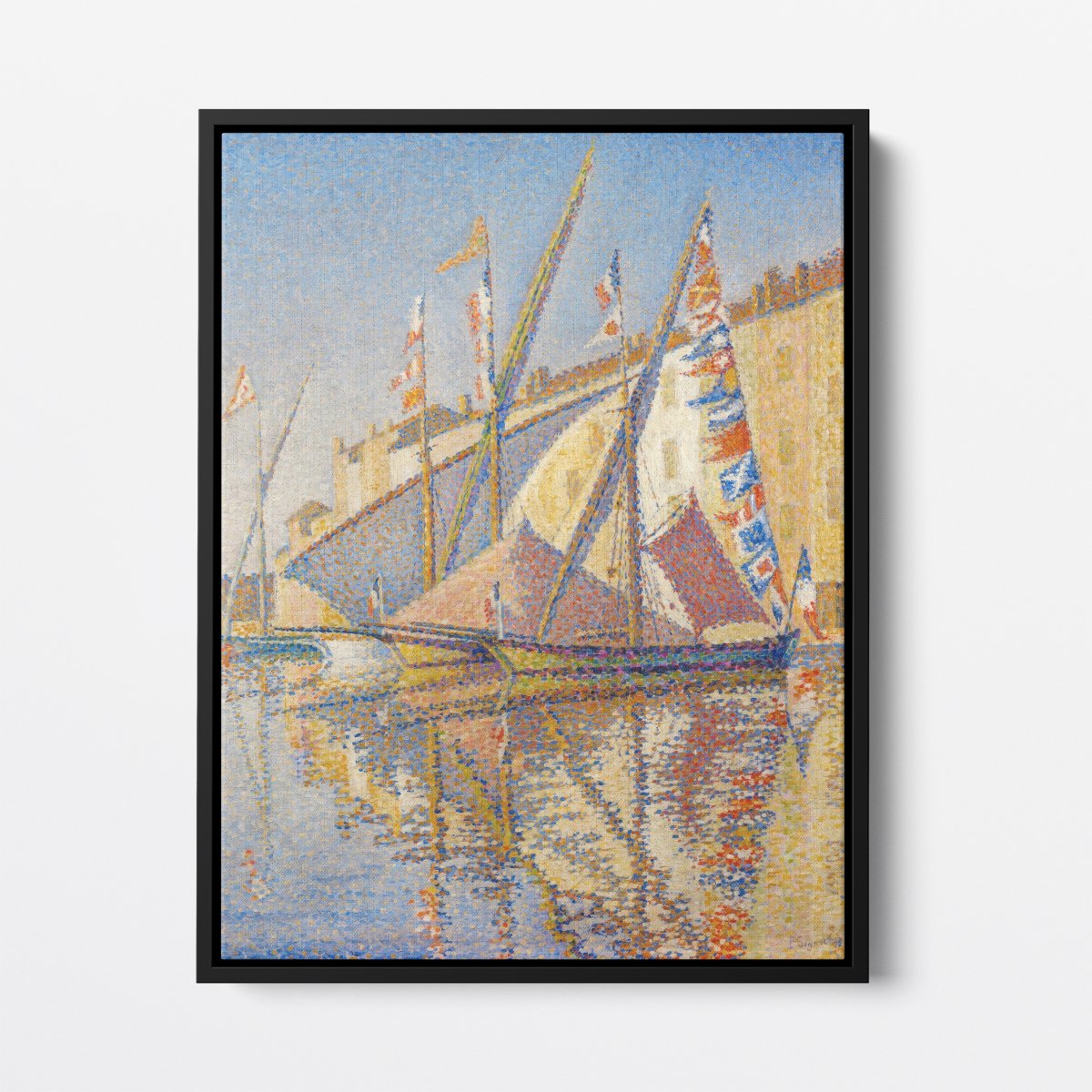 Sailing Boats in St Tropez Harbour | Paul Signac | Ave Legato Art Prints