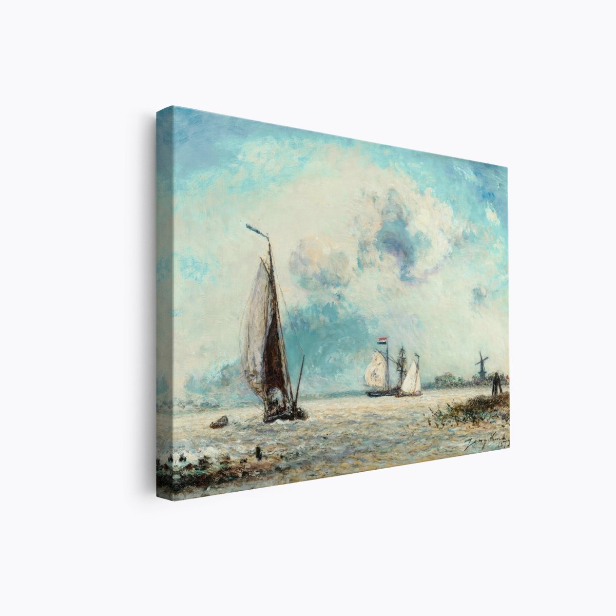 Sailing Boats on the Meuse | Johan Jongkind | Ave Legato Art Prints