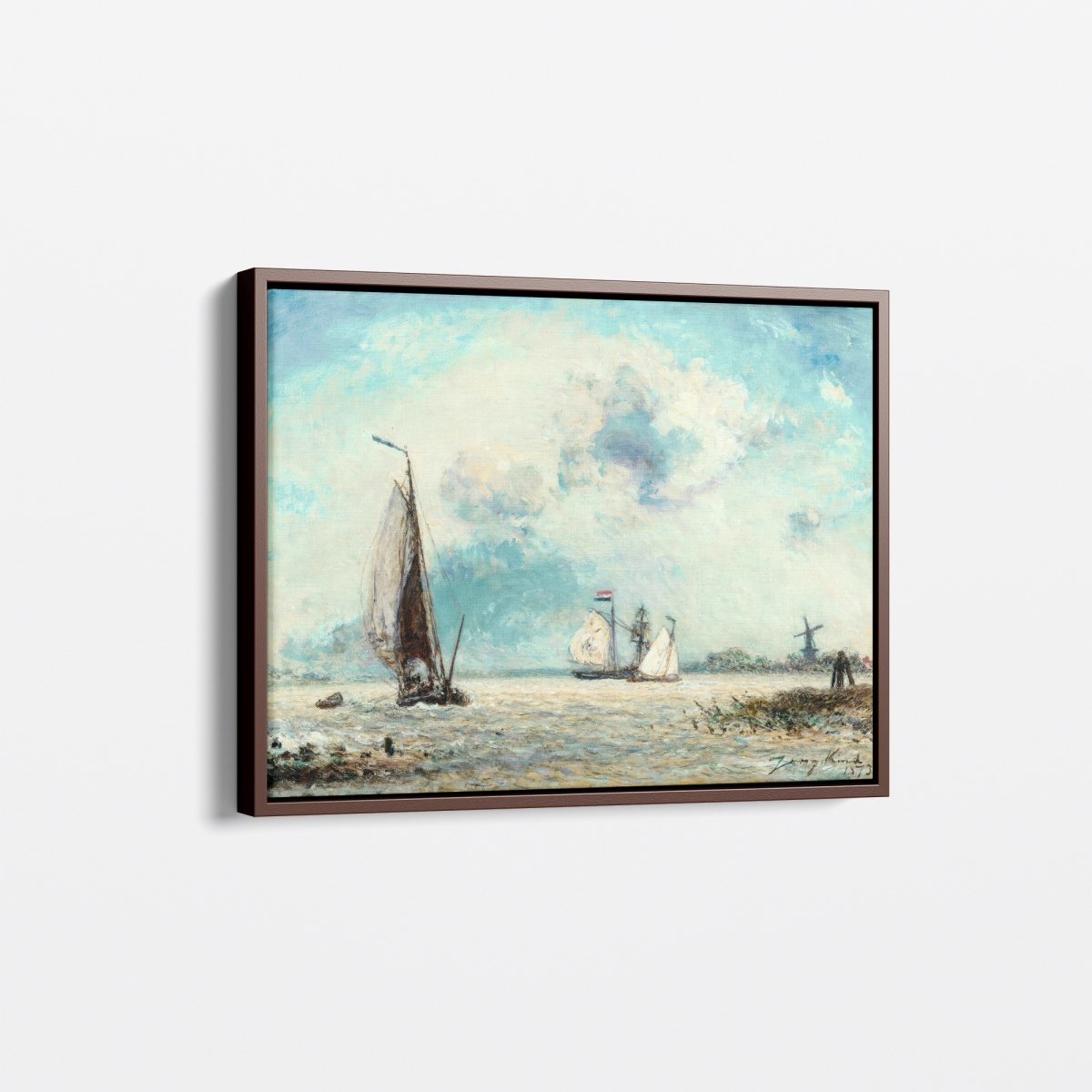 Sailing Boats on the Meuse | Johan Jongkind | Ave Legato Art Prints