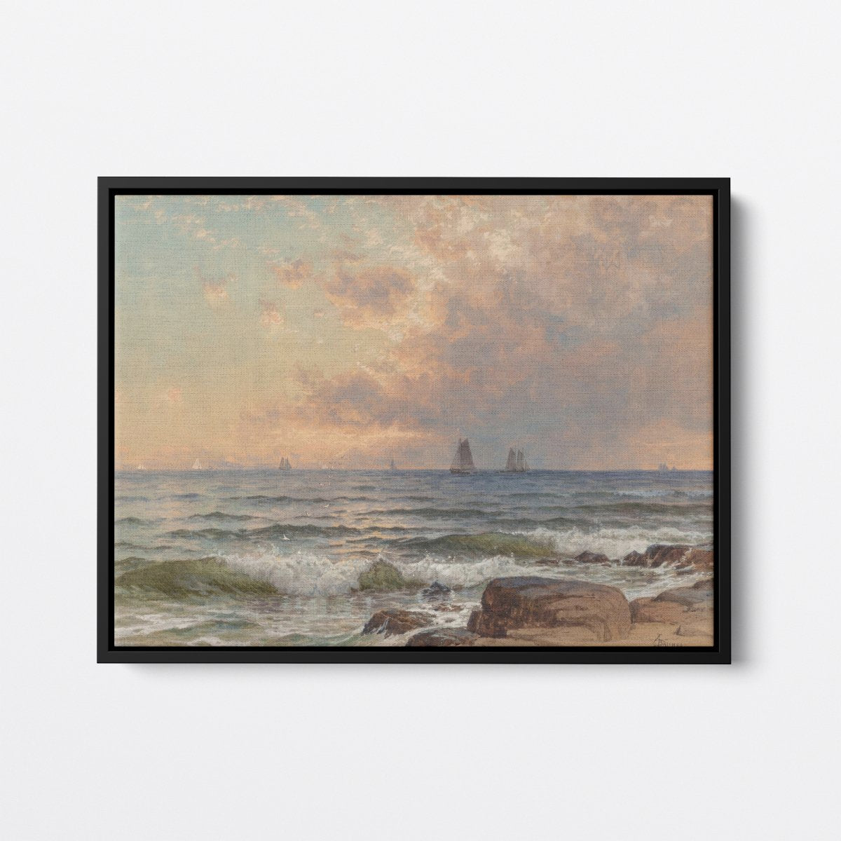 Sails at Sunset | Alfred Bricher | Ave Legato Art Prints