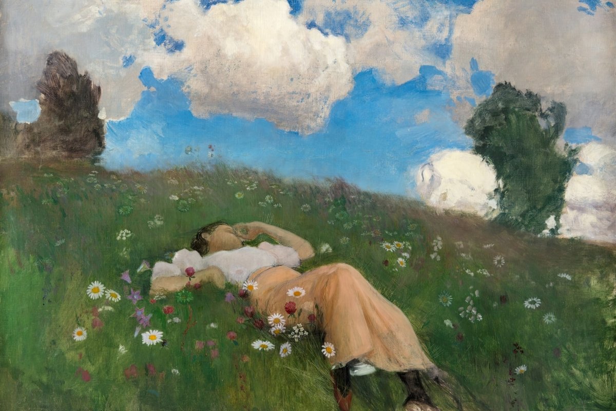 Saimi in the Meadow | Eero Järnefelt | Ave Legato Art Prints